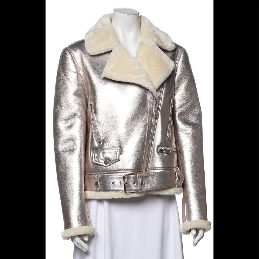 Walter baker lamb leather jacket